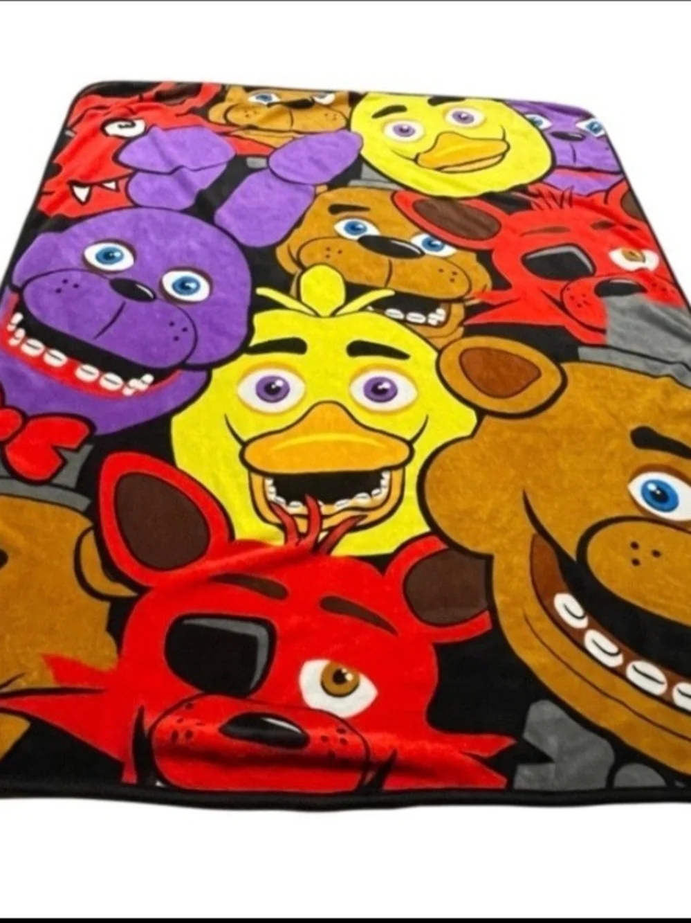 Rare Hard To Find Five Nights At Freddy’s Plush Throw Blanket 2016 FNAF